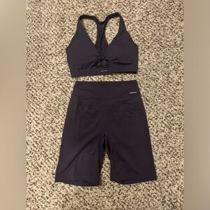 Gymshark x Whitney Simmons Sports Bra and Biker Shorts Set